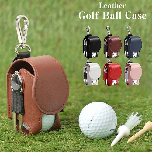 Mini pocket leather golf ball - leather,