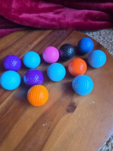 Mini golf colored balls - balls,