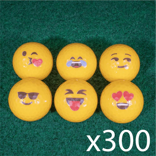 Emoji novelty mini golf - mini, balls
