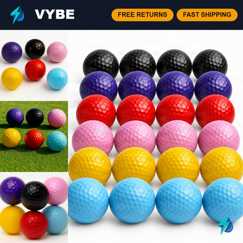 Colored golf balls set - colored,