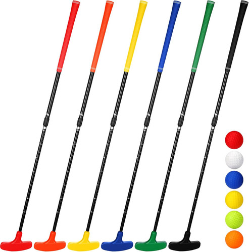 Set mini golf putters - 6, with