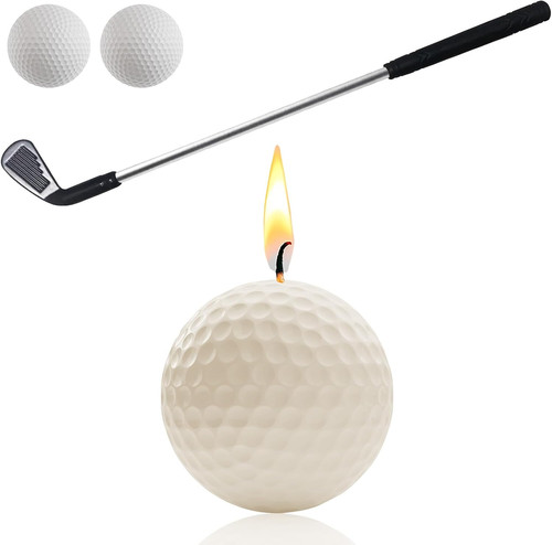 Golf ball birthday candles - golf,