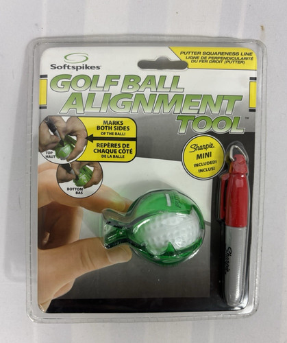 Softspikes golf ball alignment - golf,